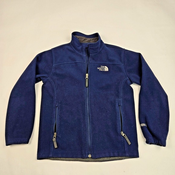 The North Face Boys Fleece Jacket Blue Size Medium - Picture 1 of 4